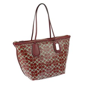COACH（コーチ） 33504／SV／RD 手提げバッグ