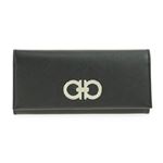 Salvatore Ferragamo（フェラガモ） B481 PEBBLE／BLK 長財布