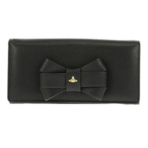 Vivienne Westwood（ヴィヴィアン・ウエストウッド） 1032V-BOW／METAL BLK 長財布