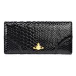 Vivienne Westwood（ヴィヴィアン・ウエストウッド） 1032V-FRILLY SNAKE／P.BLK 長財布