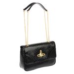 Vivienne Westwood（ヴィヴィアン・ウエストウッド） 5988V-FRILLY SNAKE／P.BLK ショルダーバッグ