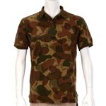 Ralph Lauren（ラルフローレン） MNBLKNIM1I10176／D83GRN PRINT／M ポロシャツ半袖