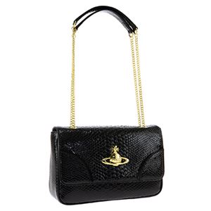 Vivienne Westwood（ヴィヴィアン・ウエストウッド） 5988V-FRILLY SNAKE／BLK ショルダーバッグ