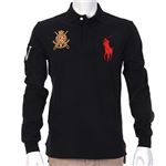 Ralph Lauren（ラルフローレン） MNBLKNIM1H10026／B10BLACK／XL ポロシャツ長袖