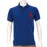 Ralph Lauren（ラルフローレン） MNBLKNIM1I10171／B28BLUE／M ポロシャツ半袖