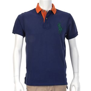 Ralph Lauren（ラルフローレン） MNBLKNIM1A10037／B82NAVY／S ポロシャツ半袖