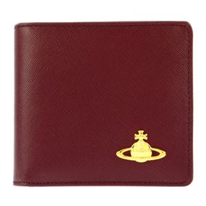 Vivienne Westwood（ヴィヴィアン・ウエストウッド） 0730V-SAFFIANO／BORDEAUX 二つ折り財布