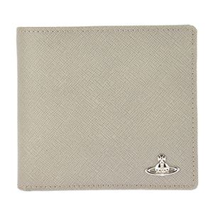 Vivienne Westwood（ヴィヴィアン・ウエストウッド） 33-101 MAN SAFF／GRY 二つ折り財布