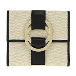 BVLGARI（ブルガリ） 33371 CANVAS／NAT ダブルホック財布