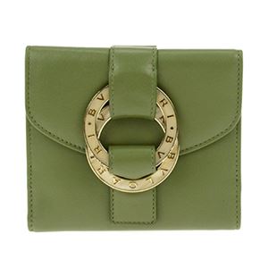 BVLGARI（ブルガリ） 35163 CALF／GRN 二つ折り財布