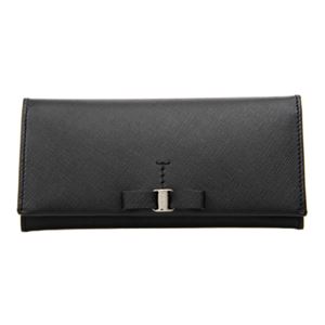 Salvatore Ferragamo（サルヴァトーレ フェラガモ） B480 PEBBLE／BLK 長財布