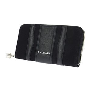 Bvlgari（ブルガリ） 33776 CANVAS／BLK 長財布