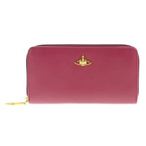 Vivienne Westwood （ヴィヴィアン・ウエストウッド） 5140V-SAFFIANO／MAGENTA 長財布