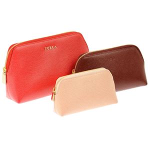 Furla （フルラ） 797972／RUBY／GRANATA／MOONSTONE ポーチ