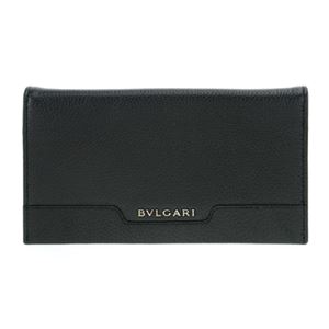 Bvlgari （ブルガリ） 33402 GRAIN／BLK 長財布
