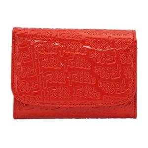 FOLLI FOLLIE （フォリフォリ） WA0L026SR／RED 二つ折り財布