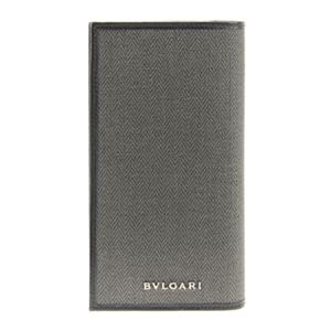 Bvlgari（ブルガリ） 32582 CANVAS／BLK 長財布