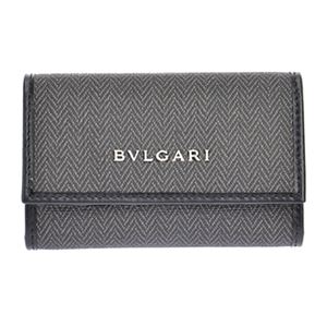 Bvlgari (ブルガリ) 32583 CANVAS／BLK キーケース