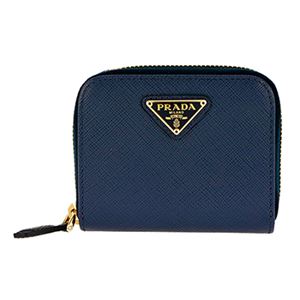 Prada （プラダ） 1MM268 S／TRIANGOLO／BLUETTE 小銭入れ