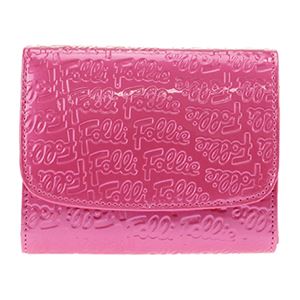 FOLLI FOLLIE （フォリフォリ） WA0L026SP／ROSE PNK 二つ折り財布