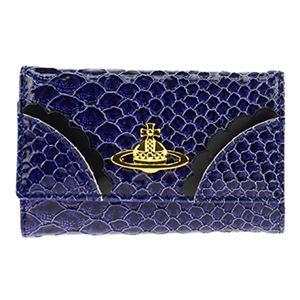 Vivienne Westwood (ヴィヴィアン・ウエストウッド) 0720V-FRILLY SNAKE/BLU キーケース