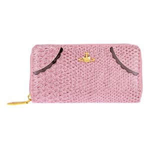 Vivienne Westwood （ヴィヴィアン・ウエストウッド） 5140V-FRILLY SNAKE／PNK 長財布