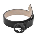 Gucci （グッチ） 368186-AF70V／1000／110 ベルト 全長 125cm長さ調節 104.5〜114.5cm