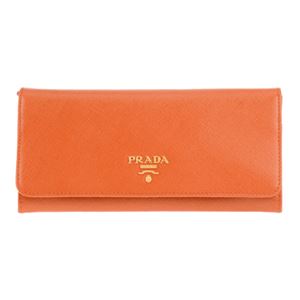Prada （プラダ） 1M1132 S／ME／PAPAYA 長財布