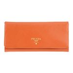 Prada （プラダ） 1M1132 S／ME／PAPAYA 長財布