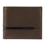 Bvlgari（ブルガリ）37859GRAIN／BLK二つ折り財布