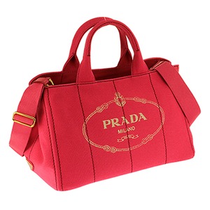Prada （プラダ） 1BG642 CANAPA／PEONIA 手提げバッグ