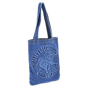 HUNTING WORLD （ハンティングワールド） DT-S-131 DENIM TOTE／BLU 手提げバッグ