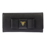Prada （プラダ） 1M1132 S／FIOCCO／NER 長財布