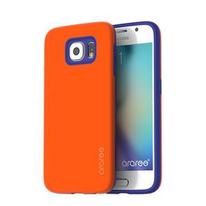 【Galaxy S6 ケース】araree Amy Bar（アラリー エイミーバー） AR6152GS6 オレンジ+ブルー - 拡大画像