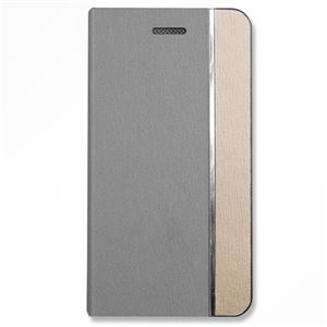 【Galaxy S6】Chabel Metal Line Diary（チャベル メタルラインダイアリー） CB6253GS6 シルバー