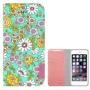 iPhone6s/6 ケース araree Blossom Diary（ブロッサムダイアリー インディ） アイフォン（mint） - 拡大画像