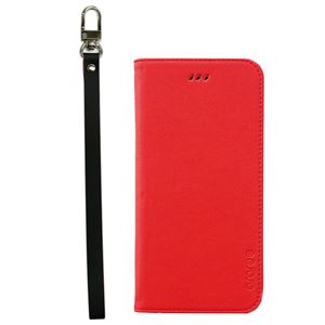 iPhone6s/6 ケース araree Canvas Diary（アラリー キャンバスダイアリー） アイフォン（Red） - 拡大画像