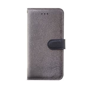 iPhone6s/6 ケース HANSMARE CALF Diary（ハンスマレ カーフダイアリー）アイフォン（Metal Black） - 拡大画像