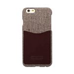 iPhone6s/6 ケース HANSMARE Leather Pocket Bar（ハンスマレ レザーポケットバー）アイフォン カバー（Bar houndstoothbrown）