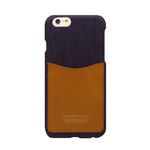 iPhone6s/6 ケース HANSMARE Leather Pocket Bar（ハンスマレ レザーポケットバー）アイフォン カバー（Bar jeans camel）