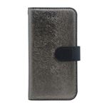 iPhone SE ケース HANSMARE CALF Diary （ハンスマレ カーフダイアリー） アイフォンse/5s/5用 iPhone SE/5s/5（metal black）