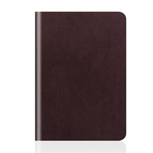 【iPad mini 3 / iPad mini 2 / iPad mini】SLG Design D5 Calf Skin Leather Diary（カーフスキンレザーダイアリー）フィルム1枚入り スタンド機能付 自動オン/オフ機能付 カードポケット（Skin brown） - 拡大画像