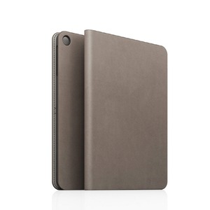 【iPad mini 3 / iPad mini 2 / iPad mini】SLG Design D5 Calf Skin Leather Diary（カーフスキンレザーダイアリー）フィルム1枚入り スタンド機能付 自動オン/オフ機能付 カードポケット（Skin beige） - 拡大画像