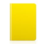 【iPad Air ケース】SLG Design D5 Calf Skin Leather Diary（カーフスキンレザーダイアリー）フィルム1枚入り スタンド機能付 自動オン/オフ機能付 カードポケット（yellow）