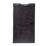 docomo 【Xperia A2/Xperia Z1f】ZENUS Masstige Lettering Diary （マステージ レタリングダイアリー） ボタンなし 合成皮革（dark grey）