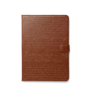 【iPad Air】ZENUS Masstige Lettering Diary（マステージ レタリングダイアリー）スタンド機能付 合成皮革 ハイブリッド（brown） - 拡大画像
