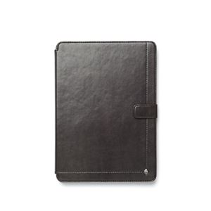 【iPad Air】ZENUS Masstige Neo Classic Diary スタンド機能付 イタリアン合成皮革（dark grey） - 拡大画像