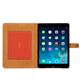【iPad Air】ZENUS Cambridge Diary スタンド機能付 イタリアンファブリック ハイブリッド（orange） - 縮小画像3