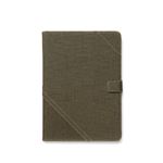 【iPad Air】ZENUS Cambridge Diary スタンド機能付 イタリアンファブリック ハイブリッド（khaki）