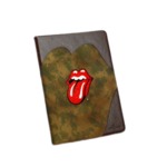 【iPad Air】ZENUS Rolling Stones Classic Tongue Camo Diary（ローリングストーンズ クラシックタン カモダイアリー） ハイブリッド 自動オン・オフ機能付 スタンド機能 ボタンなし（Camo Diary）